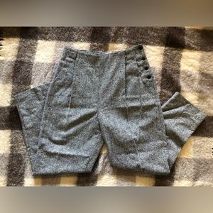 1990s Gray Speckled Trousers Sz 10//30”